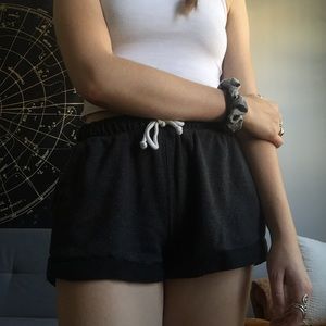Dark Grey Lounge Shorts